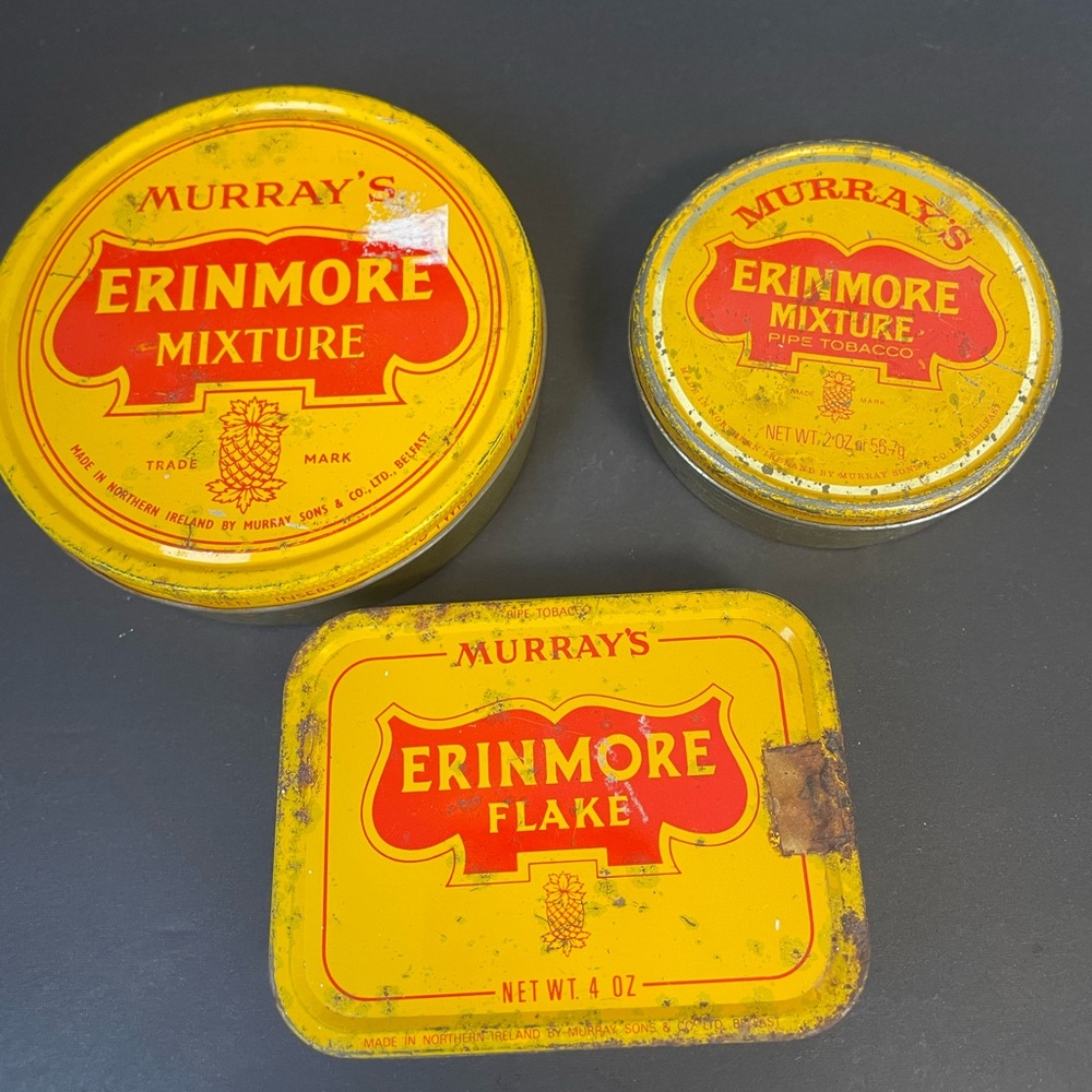 Three Erinmore Flake Tins